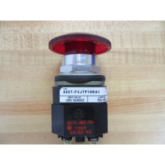 Allen Bradley 800T-FXJTP16RA1 Push Pull Switch - New No Box
