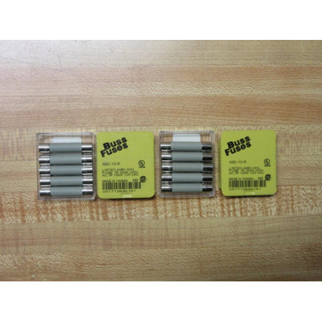 Buss ABC-10-R Bussmann Cross Ref 6F047 ABC-10 Gray (Pack of 10)
