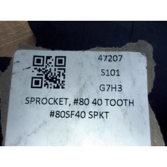 Martin 80SF40 Sprocket 80 40 SF - New No Box