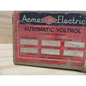 Acme T-31893 Automatic Voltrol T31893