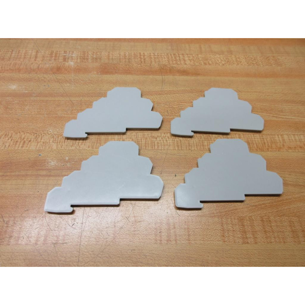 Allen Bradley 1492-EBJ3TM End Barrier 1492EBJ3TM (Pack of 4) - New No Box
