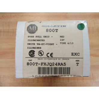Allen Bradley 800T-FXJQ24RA5 Button w(2) 800T-XD4 & 800T-Blank