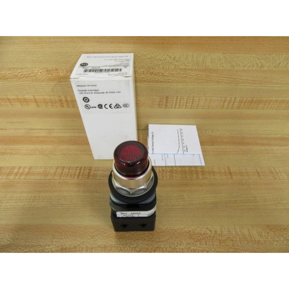 Allen Bradley 800T-QBH2R Illuminated Push Button Allen Bradley 800T-QBH2R Illuminated Push Button