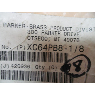 Parker C64PB8-18 Prestolok Tube Fitting Elbow XC64PB8-18