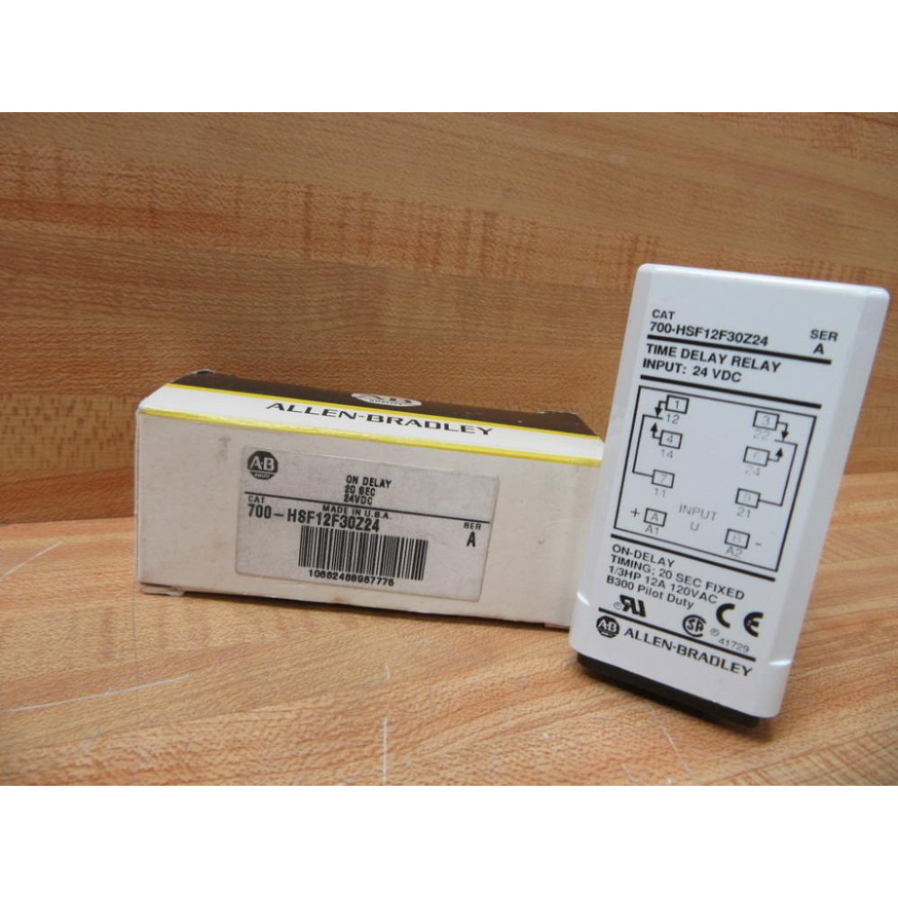 Allen Bradley 700-HSF12F30Z24 Time Delay Relay 700HSF12F30Z24 Allen Bradley 700-HSF12F30Z24 Time Delay Relay 700HSF12F30Z24