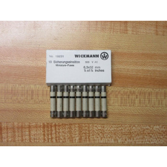 Wickmann-Werke AG 19231 Fuse Link FF16 FF16500VE, White (Pack of 10)