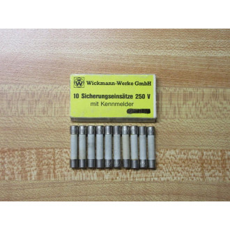 Wickmann M2250G Littelfuse Fuse M2250G White (Pack of 10)