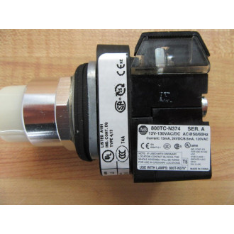 Allen Bradley 800TC-QBH2W Push Button Switch