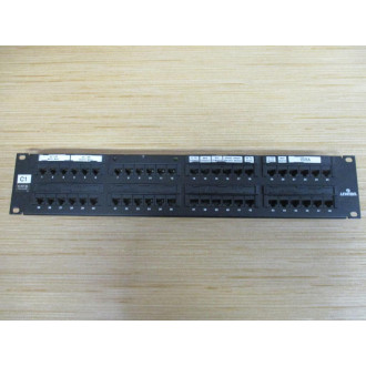 Leviton 69586-U48 CAT6 Flat Patch Panel 69586U48 - Used