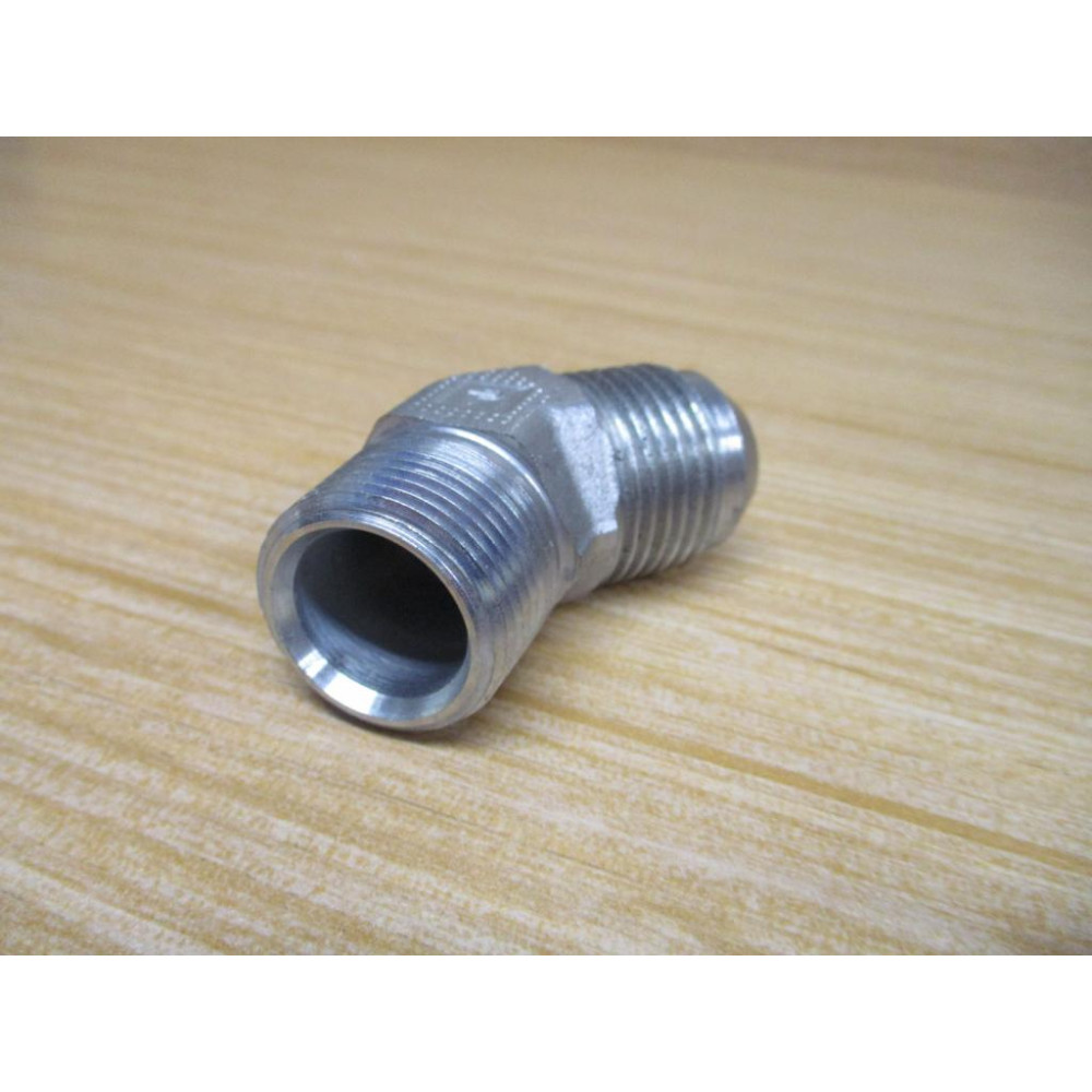 Parker 12VTX-S 37°Flare, Tube x NPT 45° Elbow 12VTXS