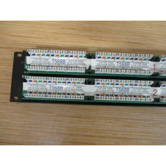 Leviton 69586-U48 CAT6 Flat Patch Panel 69586U48 - Used