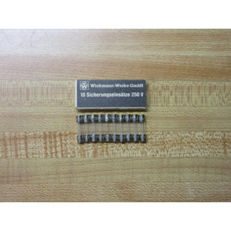 Wickmann T3.15250V Littelfuse Fuse T315250V Fine Wire Element (Pack of 10)