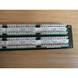 Leviton 69586-U48 CAT6 Flat Patch Panel 69586U48 - Used