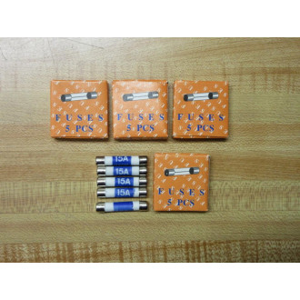 Generic 10-1745 Fuse 15A-250V WhiteBlue (Pack of 10)