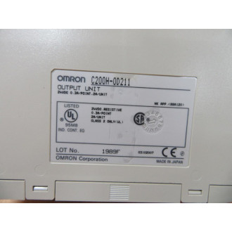 Omron C200H-0D211 Output Unit C200H0D211 - New No Box