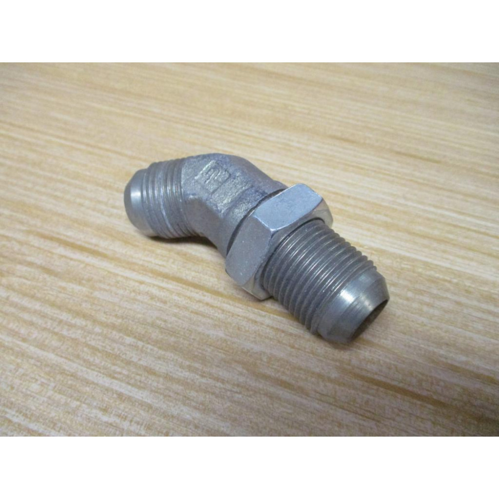 Parker 12WNTX-WLN-S 37°Flare, Bulkhead 45° Elbow - Used