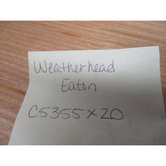 Weatherhead C5355X20 Eaton 37° Flare Tube x NPT 45° Elbow