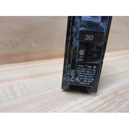 Siemens BL130 Circuit Breaker 30A - Used