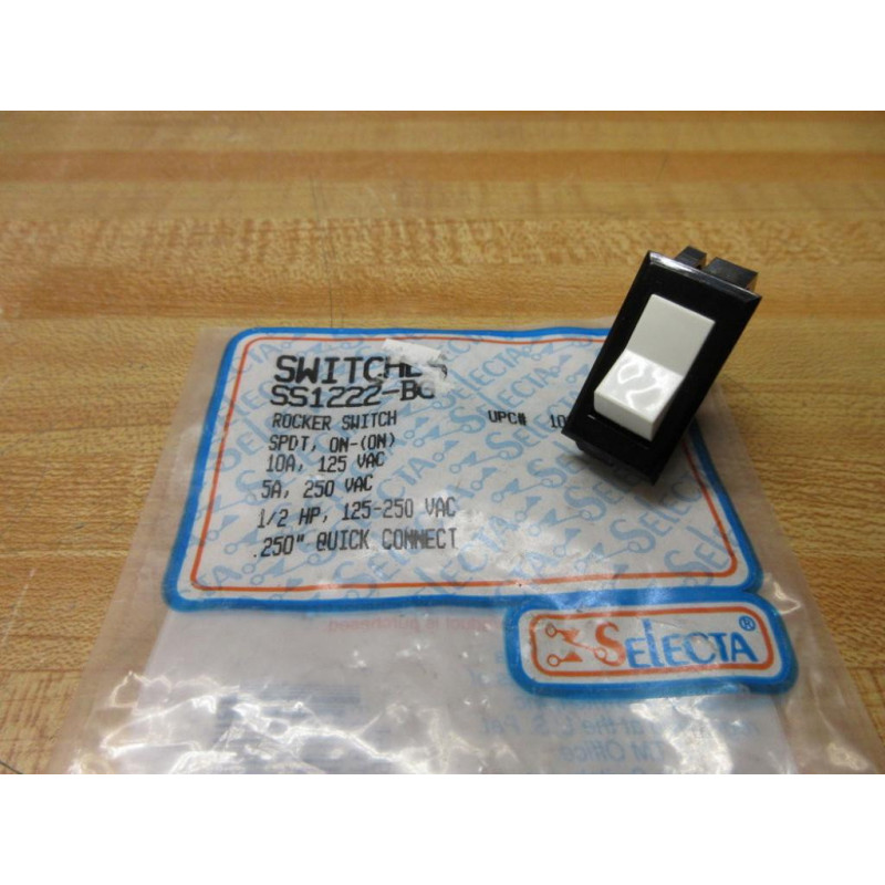 Carling SS1222-BG Selecta Rocker Switch SS1222BG