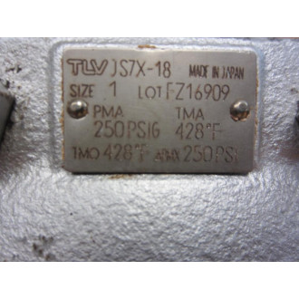 TLV JS7X-18 Steam Trap JS7X-18 - Used