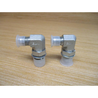 Eaton 2062-8-6S 37°Flare, Tube x SAE-ORB Elbow 206286S (Pack of 2)