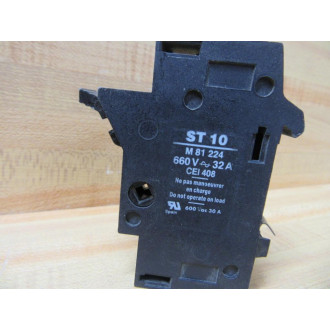 Ferraz M81 224 Fuse Holder ST10 1 Pole (Pack of 5) - Used