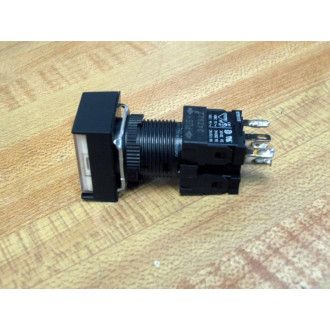 Omron A3GJ-6011-3 Pushbutton White WBase - Used