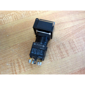 Omron A3GJ-6011-3 Pushbutton Green WCover & Base - Used