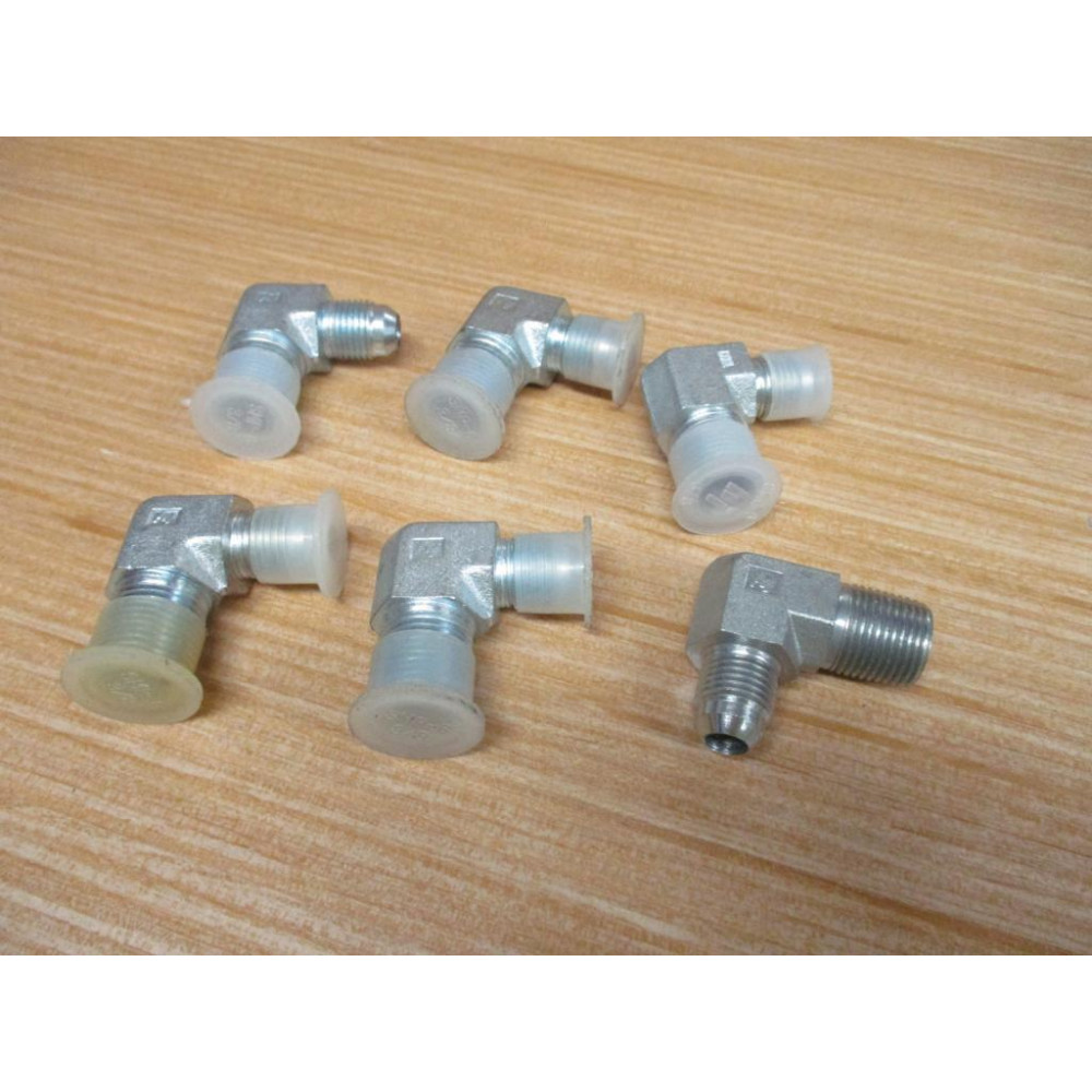 Brennan Industries 2501-06-06-FG Male Flare Elbow 25010606FG (Pack of 6)
