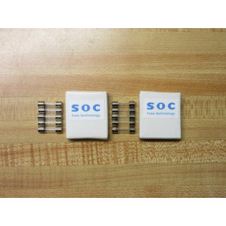 SOC MQ4-250V-10A Fuse MQ4-10A Fine Wire Element (Pack of 5)