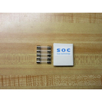 SOC SL4-250V-125mA Fuse SL4-125mA Fine Wire Element (Pack of 5)