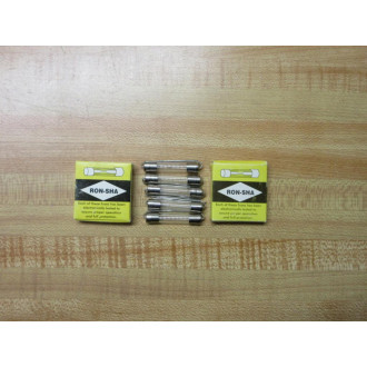 Ron-Sha GJV5 Fuse F5AL250V Fine Wire Element, Axial Leads (Pack of 10)