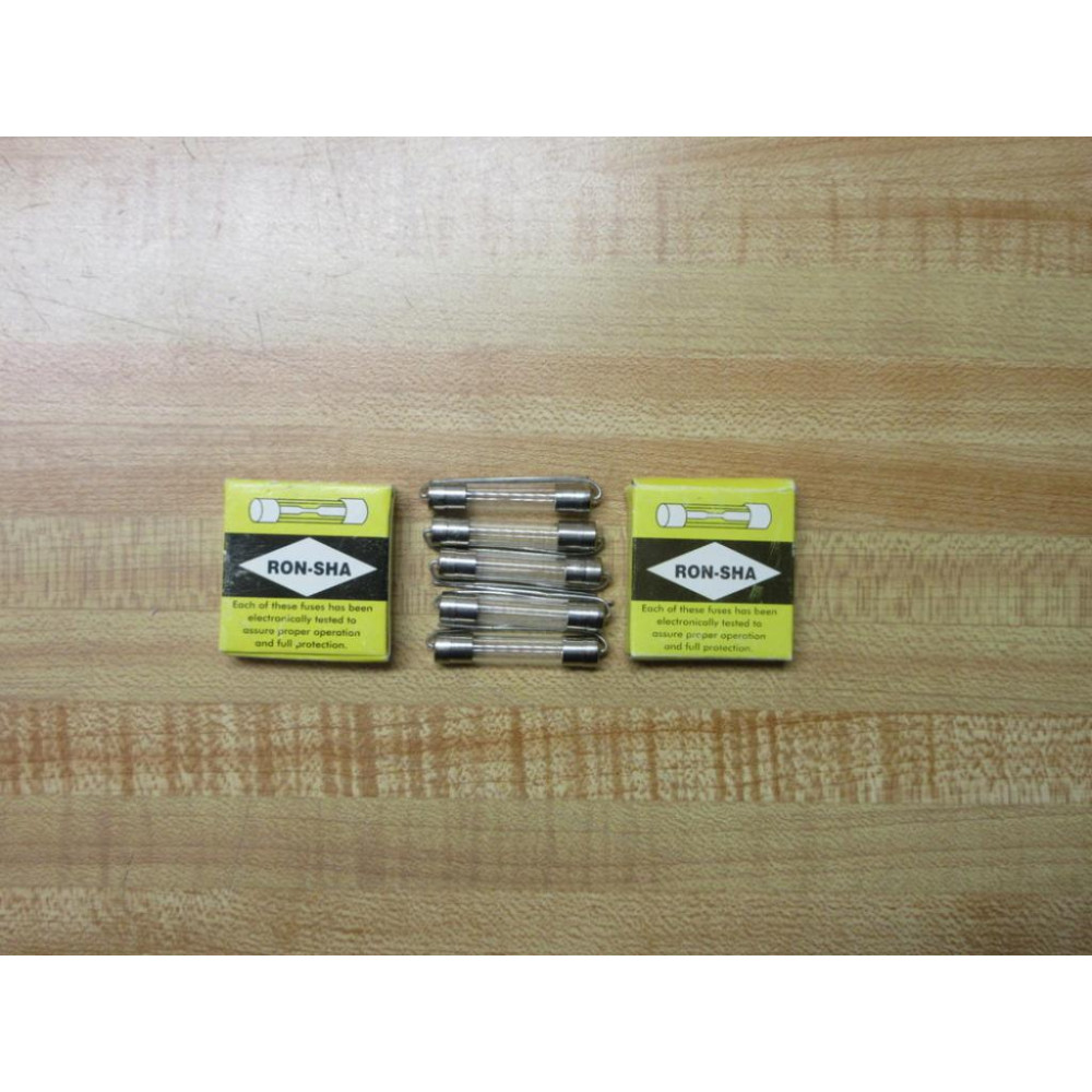 Ron-Sha GJV5 Fuse F5AL250V Fine Wire Element, Axial Leads (Pack of 10)