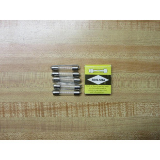 Ron-Sha GJV5 Fuse F5AL250V Fine Wire Element, Axial Leads (Pack of 10)