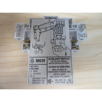 Moeller Klockner NHi01-PKZM1 Auxilliary Contact (Pack of 5)