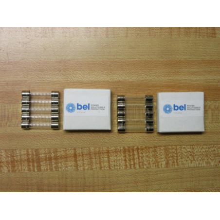 BEL 3AG-750mA Fuse 3AG-750 Fine Wire Element (Pack of 5)