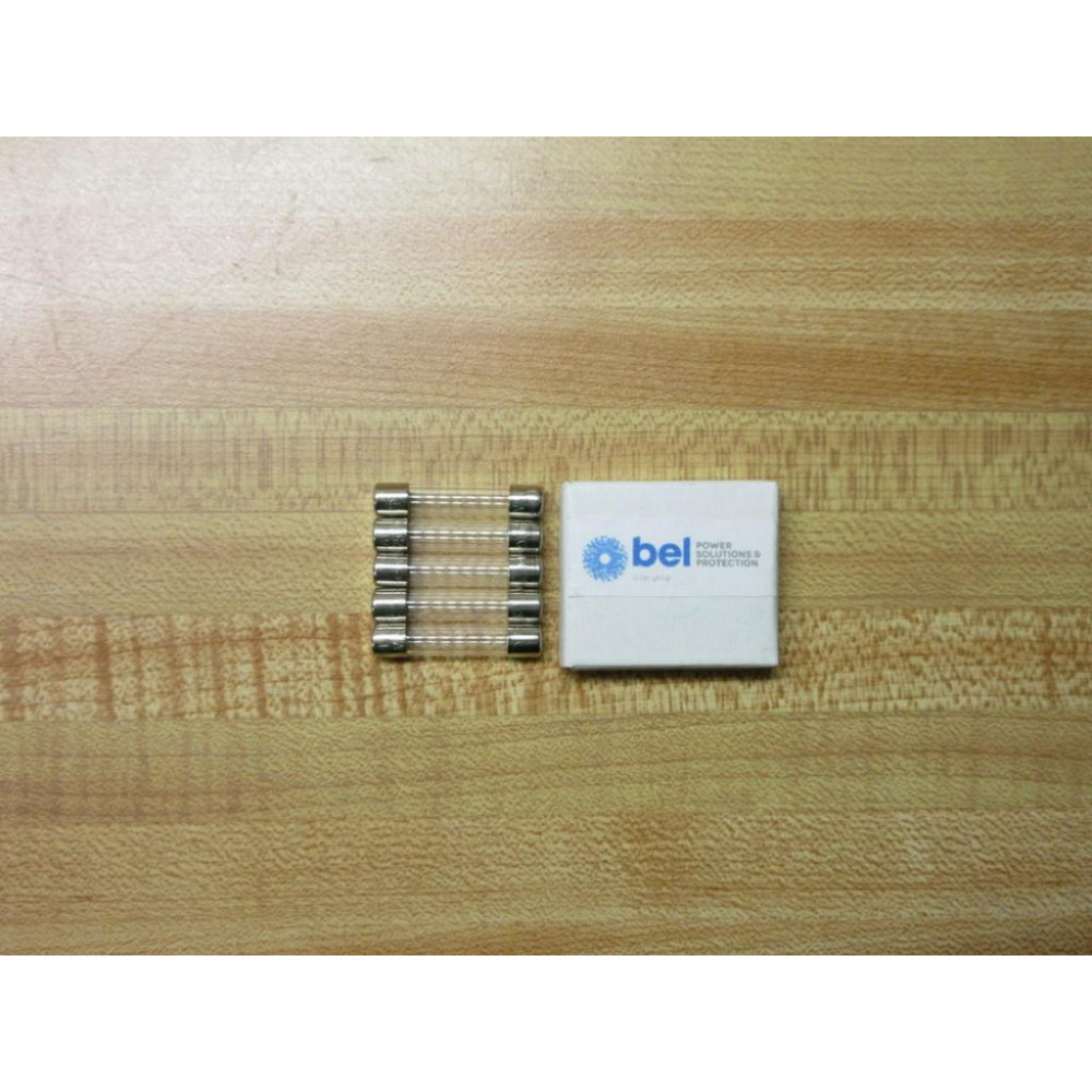 BEL 3AG-375mA Fuse 3AG-375 Fine Wire Element (Pack of 5)