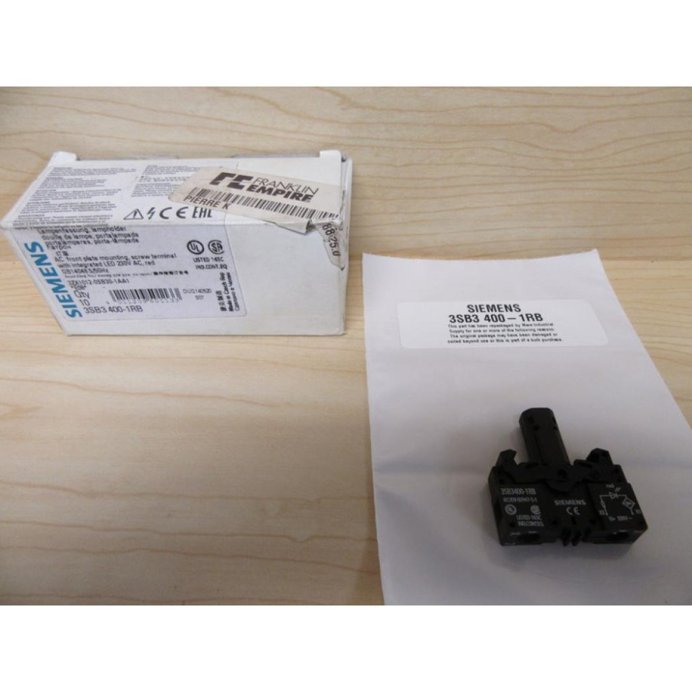 Siemens 3SB3 400-1RB Lamp Holder
