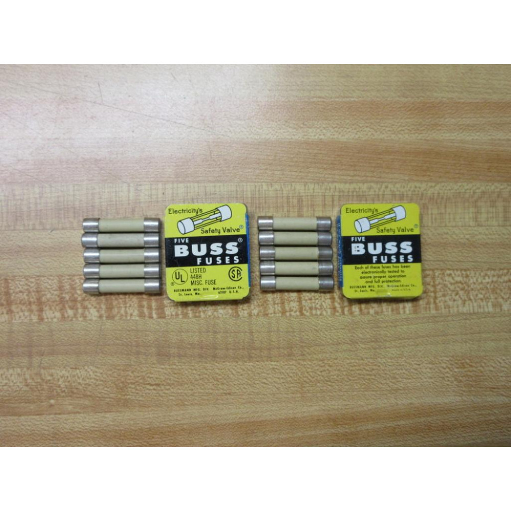Buss ABC-5 Bussmann Fuse Cross Ref 6F043 TanBeige (Pack of 10)