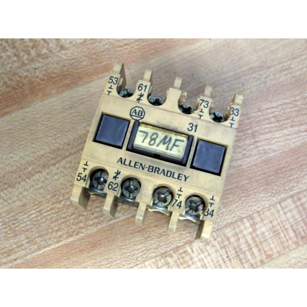 Allen Bradley 195-FA31 Auxiliary Contact 195FA31 - Used