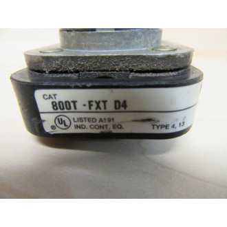 Allen Bradley 800T-FXT D4 Pushbutton Switch Core Only - Used