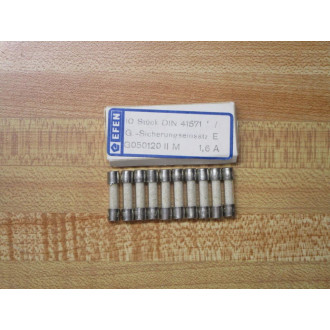 EFEN G050120 II M1.6A Fuse M1.6250VE (Pack of 10)