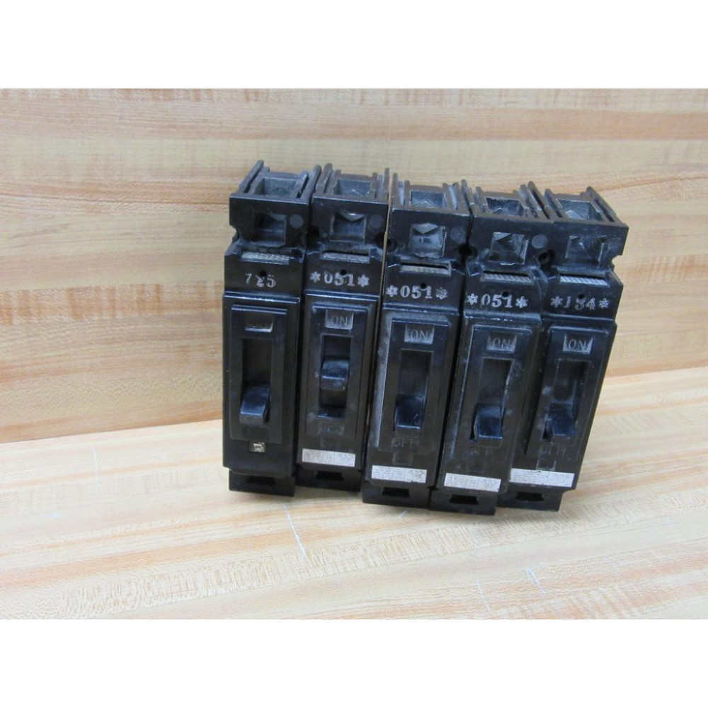 General Electric TEF113020 Circuit Breaker 20A GE (Pack of 5) - Used