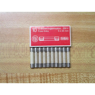 ELU 7000234-10A Siba Fuse F10A250VE White (Pack of 10)