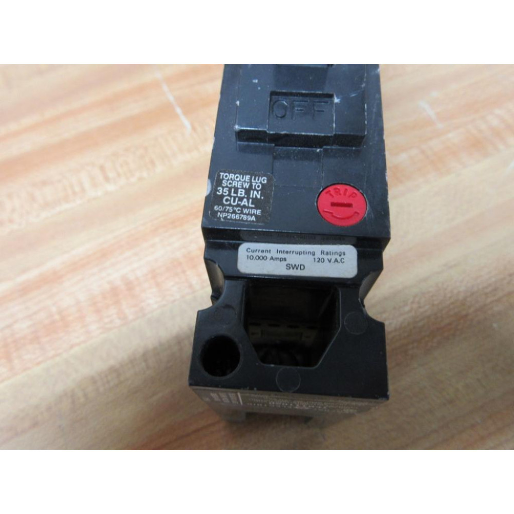 General Electric TEB111020WL 20A Circuit Breaker TEB111020 - Used