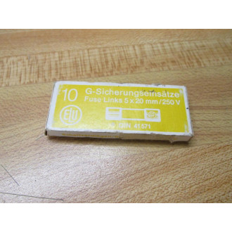 ELU 172000.0.100AK Efen Fuse M100mA250C Fine Wire Element (Pack of 10)
