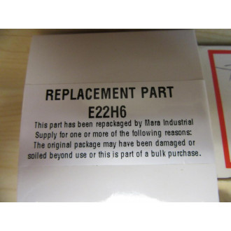 Cutler Hammer E22H6 Blue Pilot Light