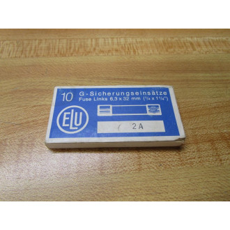 ELU 189100-2A Siba Fuse T2A250V Fine Wire Element (Pack of 10)