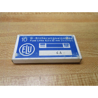 ELU 189100-4A Siba Fuse T4A250V Fine Wire Element (Pack of 10)