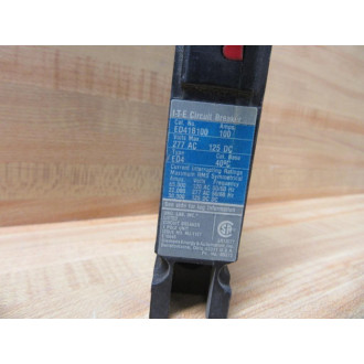 Siemens ITE ED41B100 Circuit Breaker 100 Amp - Used